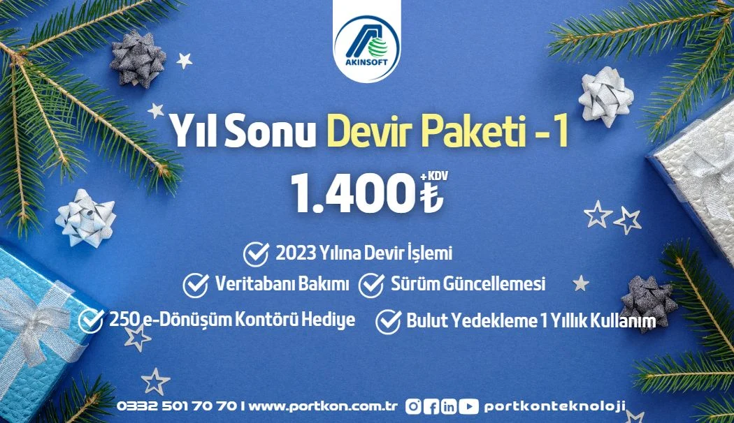 Yıl Sonu Devir ve e-Dönüşüm Paketi - 1
